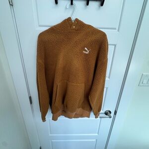 Puma Brown Fleece Sweatshirt